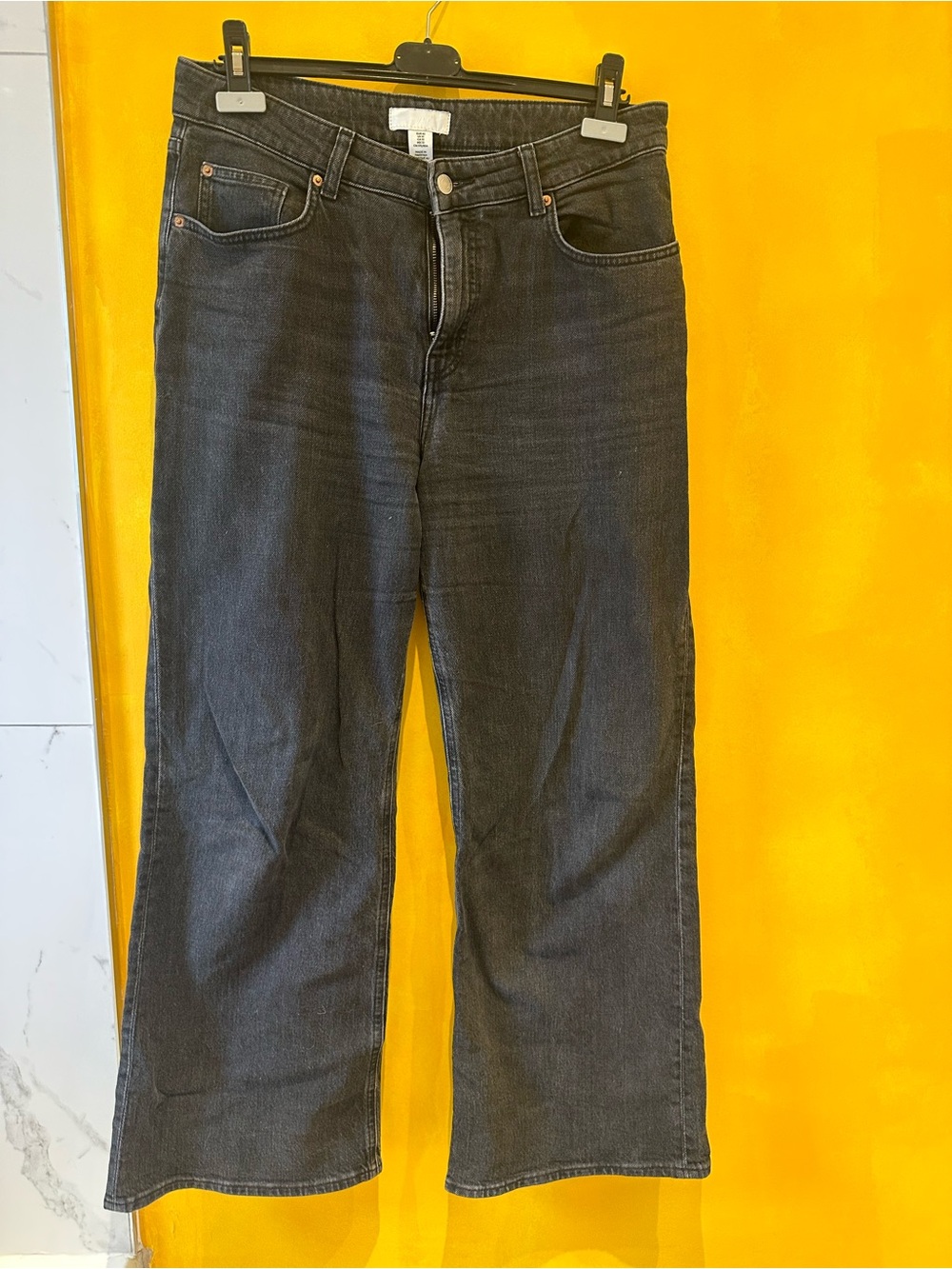 H&M Black Wide-Leg Women's Jeans